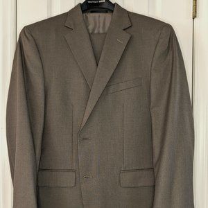Geoffrey Beene Tan Two-Button Suit 42R
